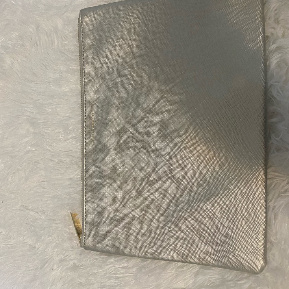 Metallic Silver pouch Estella Bartlett for Boeing